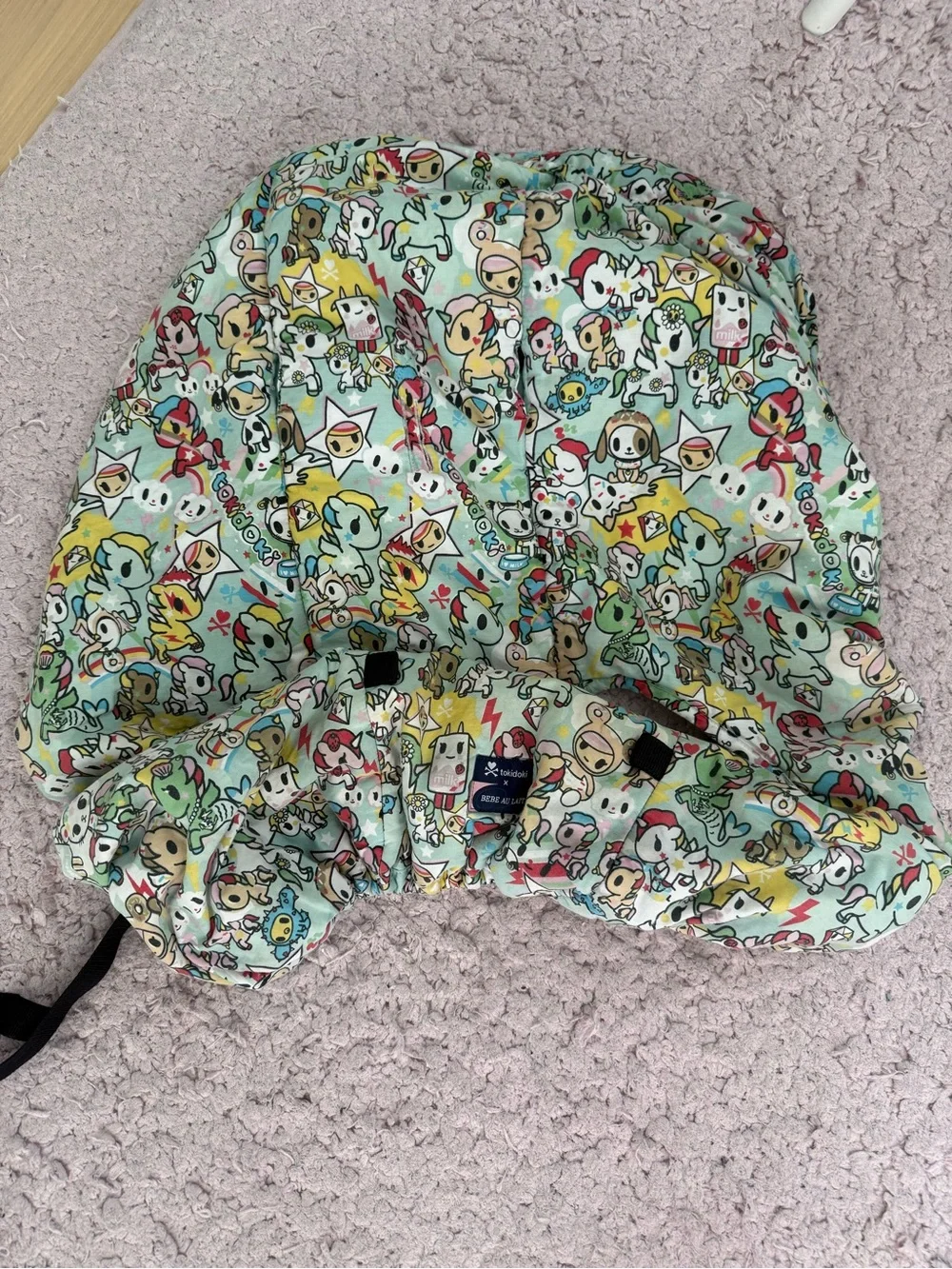 Tokidoki x bebe au lait shopping cart cover with unicorno unisex